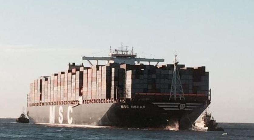 New world's largest container ship arrives in Rotterdam | NL Times