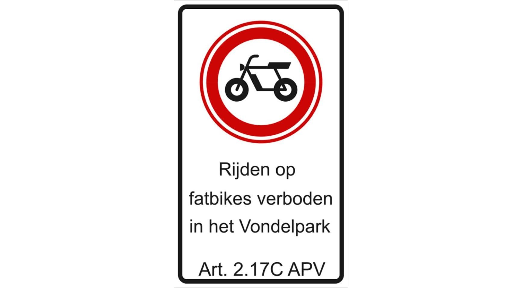 Amsterdam fines 39 fatbike ban violators; Police begin campaign in Barendrecht