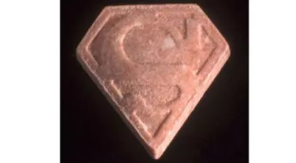 Ecstasy pill that contains a fatal dose of PMMA (Photo: NFI/Trimbos Institute)