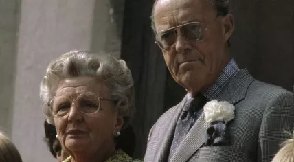 Princess Juliana and Prince Bernhard in 1980