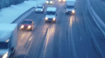 Icy road