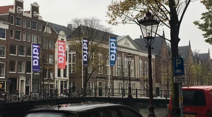 IDFA banners in Amsterdam