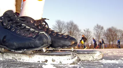 Ice skating 