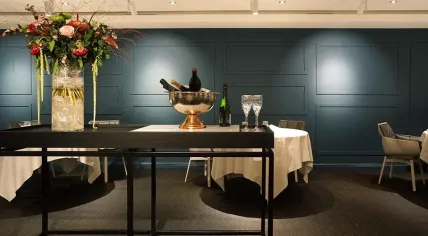 Inside restaurant Tribeca in Heeze