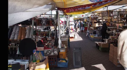Waterlooplein market in Amsterdam