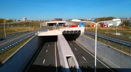 Koning Willem-Alexander tunnel underneath Maastricht