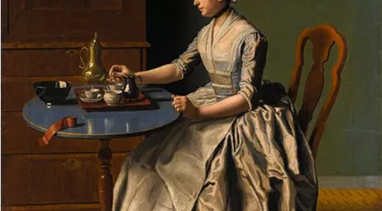 Dutch girl at breakfast by Jean-Etienne Liotard