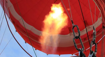 Burner on a hot air balloon 