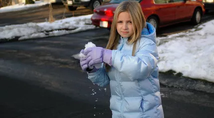 Snowball fight