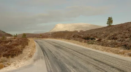 Icy road