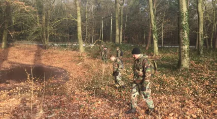 Military search team