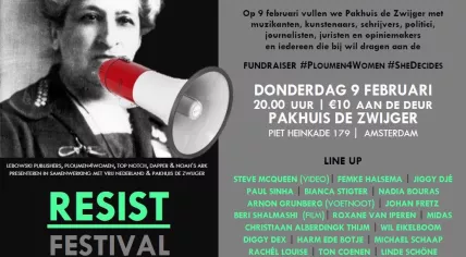 Resist Festival organized to raise money for the She Decides family planning fund