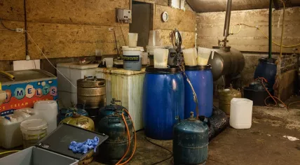 Drug lab found in Odijk, 16 Mar 2017