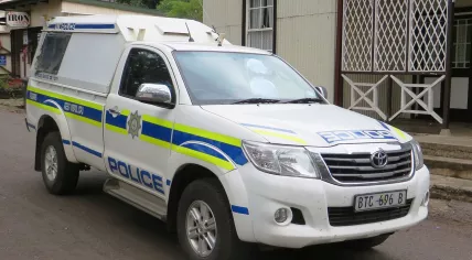 South African police car