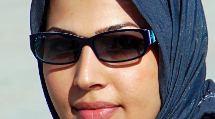 Woman wearing a Hijab or headscarf