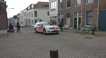 Police close down several streets of the Klarendal neighborhood in Arnhem over reports of an armed man, 3 May 2017