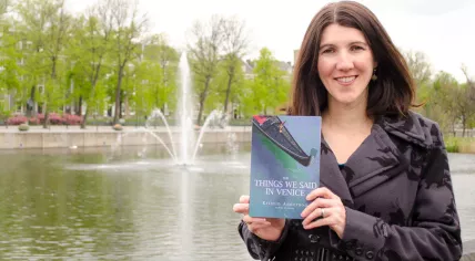 Author Kristin Anderson with her second novel