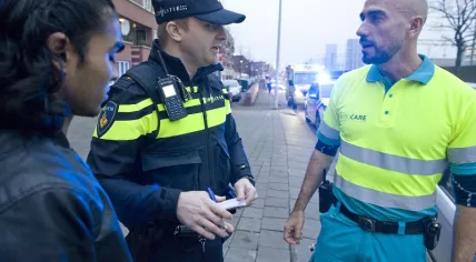 Police officer and paramedic