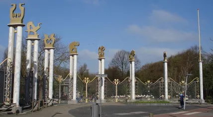 Rotterdam Zoo's entrance gate