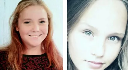 Savannah Dekker (left) and Romy Nieuwburg (right) - two 14-year-old girls found dead within 15 kilometers of each other during the first weekend in June 2017