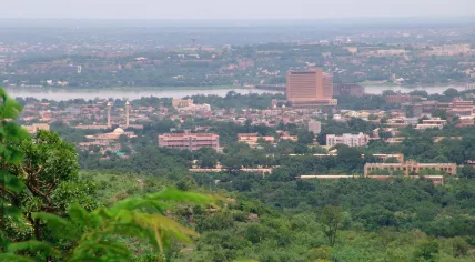 The Mali capital city of Bamako