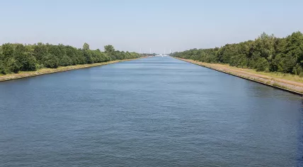 The Albert Canal between Luik and Antwerp in Belgium