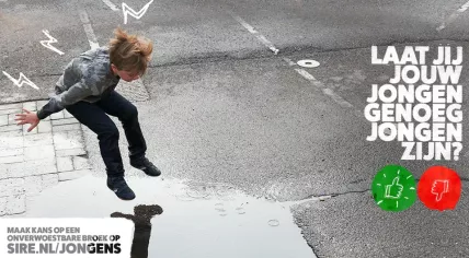 Foundation SIRE's let boys be boys campaign