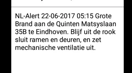 NL-Alert message