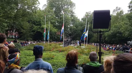Commemoration for the abolition of slavery in Amsterdam's Oosterpark, 1 Jul 2017