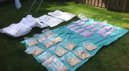 Over 18 thousand ecstasy pills found in a drug lab bust in a home on Wijnsel in Geldrop, 19 Jul 2017