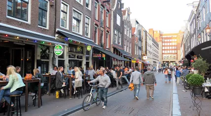 Reguliersdwarsstraat in Amsterdam