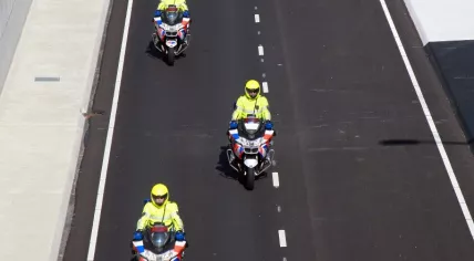 Dutch police motorcycle unit