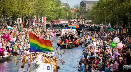 Amsterdam Pride canal parade, 5 Aug 2017