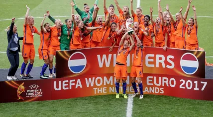 The Oranje Lionesses win the European Women's Championship 2017, 6 Aug 2017