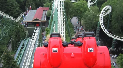 The Python roller coaster at Efteling in Kaatsheuvel