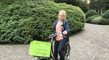 Princess Alexia on her way to her first day of high school, 21 Aug 2017