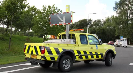 A Rijkswaterstaat road inspection vehicle