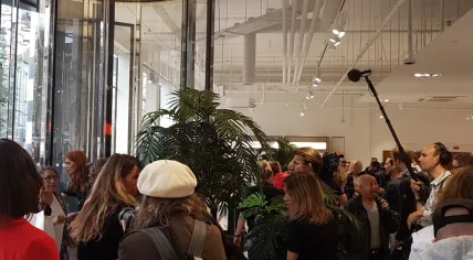 Hudson's Bay opens on the Rokin in Amsterdam, 5 Sept 2017