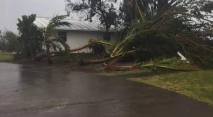 Sint Eustatius after Hurricane Irma, 6 Sept 2017