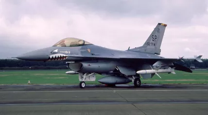 A F-16 at Volkel Air Base