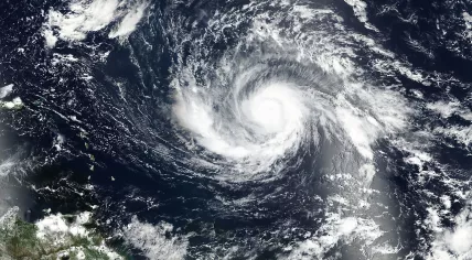 Suomi NPP/VIIRS satellite view of Hurricane Irma on 03 September 2017