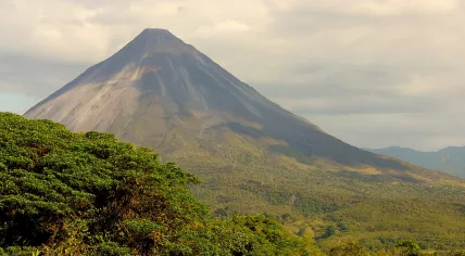 The Arenal volcano in Costa Rica