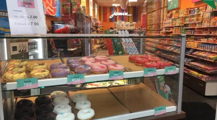 Donuts at Jamin on the Rokin in Amsterdam, 20 Nov 2017