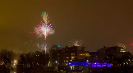 Fireworks over Roermond, 1 Jan 2017