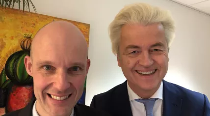 Maurice Meeuwissen and Geert Wilders