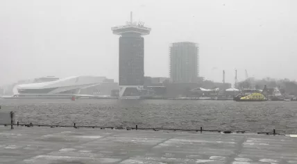 Snowy Amsterdam Noord, 11 Dec 2017