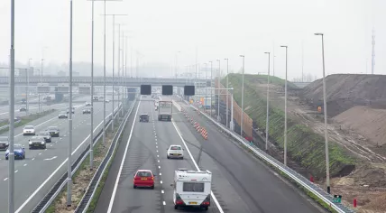 The A2 highway from Amsterdam towards Utrecht