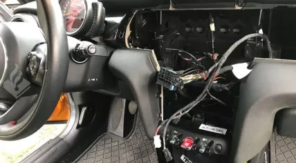 Navigation system stolen out of a car