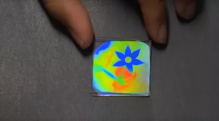 Color changing material developed by researchers at TU Eindhoven
