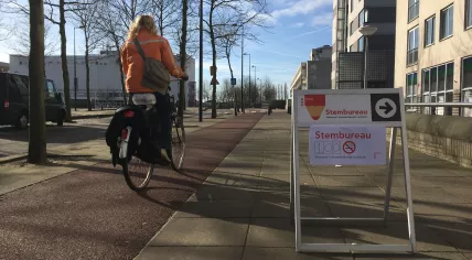 Polling station in Amsterdam, 21 March 2018